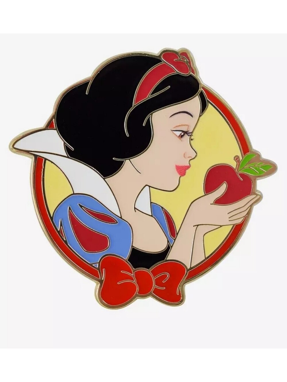 Disney Snow White and the Seven Dwarfs Snow White Apple Enamel Pin